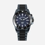 Jacques Lemans Hybromatic - herrklocka, svart/blå, 42mm