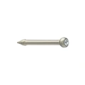 STUDEX - 1st näspiercing, titan, champagnefärgad kristall 2mm