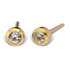 STUDEX - 1st örhänge 18k guld, kristall, 3mm