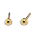 STUDEX - 1st örhänge 9k guld, kula 3mm