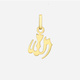 Hängsmycke 9k guld - Allah symbol, 20x10mm