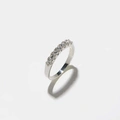 Alliansring Katrin - 18k vitguld, labbodlade diamanter, 0,5 ct