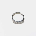 Alliansring Katrin - 18k vitguld, labbodlade diamanter, 0,5 ct