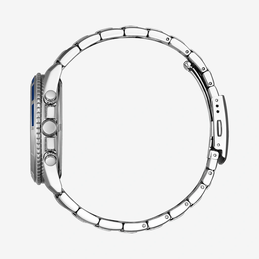 Citizen AQ kronograf herr, stål/blå - AN8201-57L