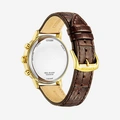 Citizen Kronograf Eco-Drive herr, guld/vit - CA7062-15A
