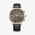 Citizen Kronograf Eco-Drive herr, guld/svart - CA7067-11H