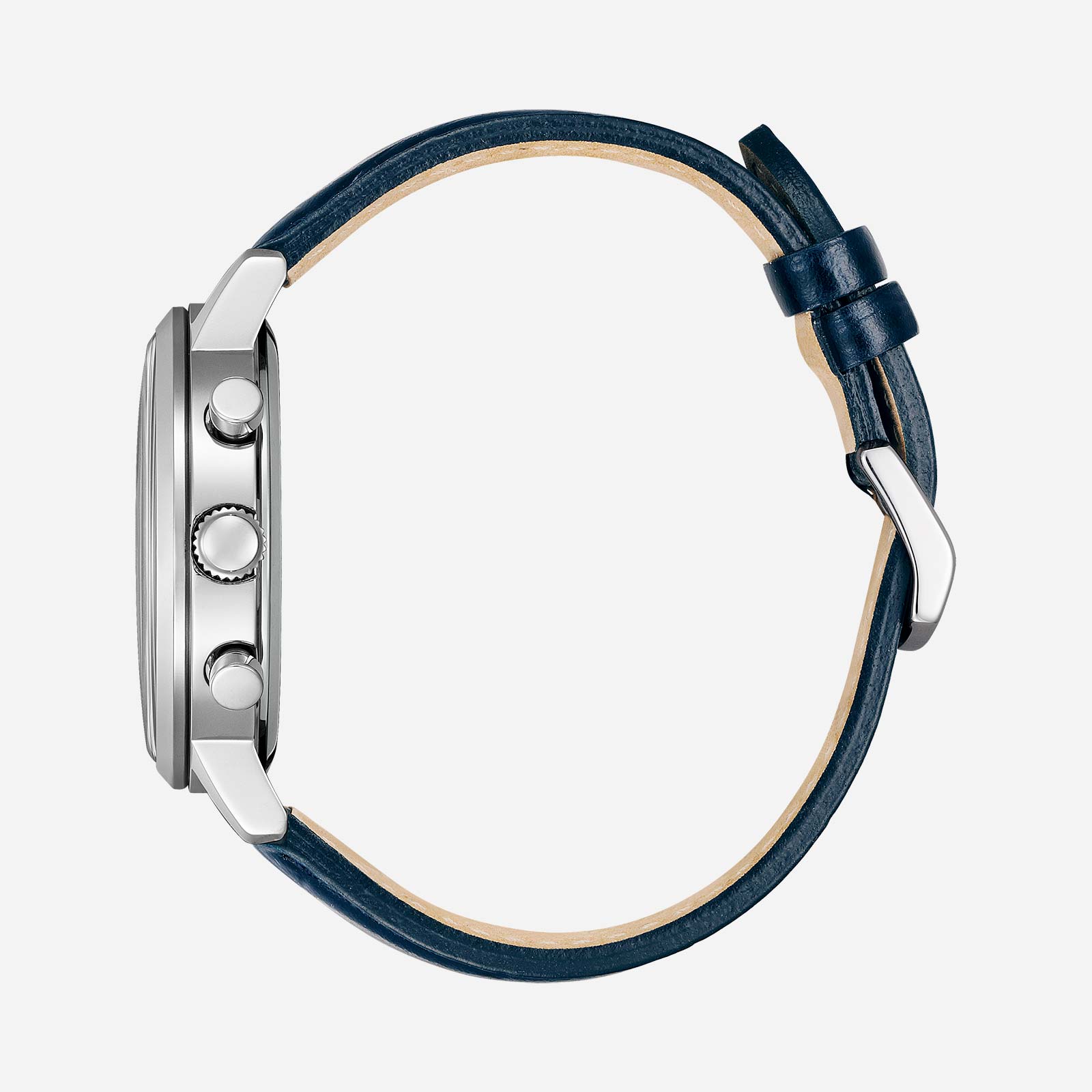 Citizen Kronograf Eco-Drive herr, silver/blå - CA7069-16A