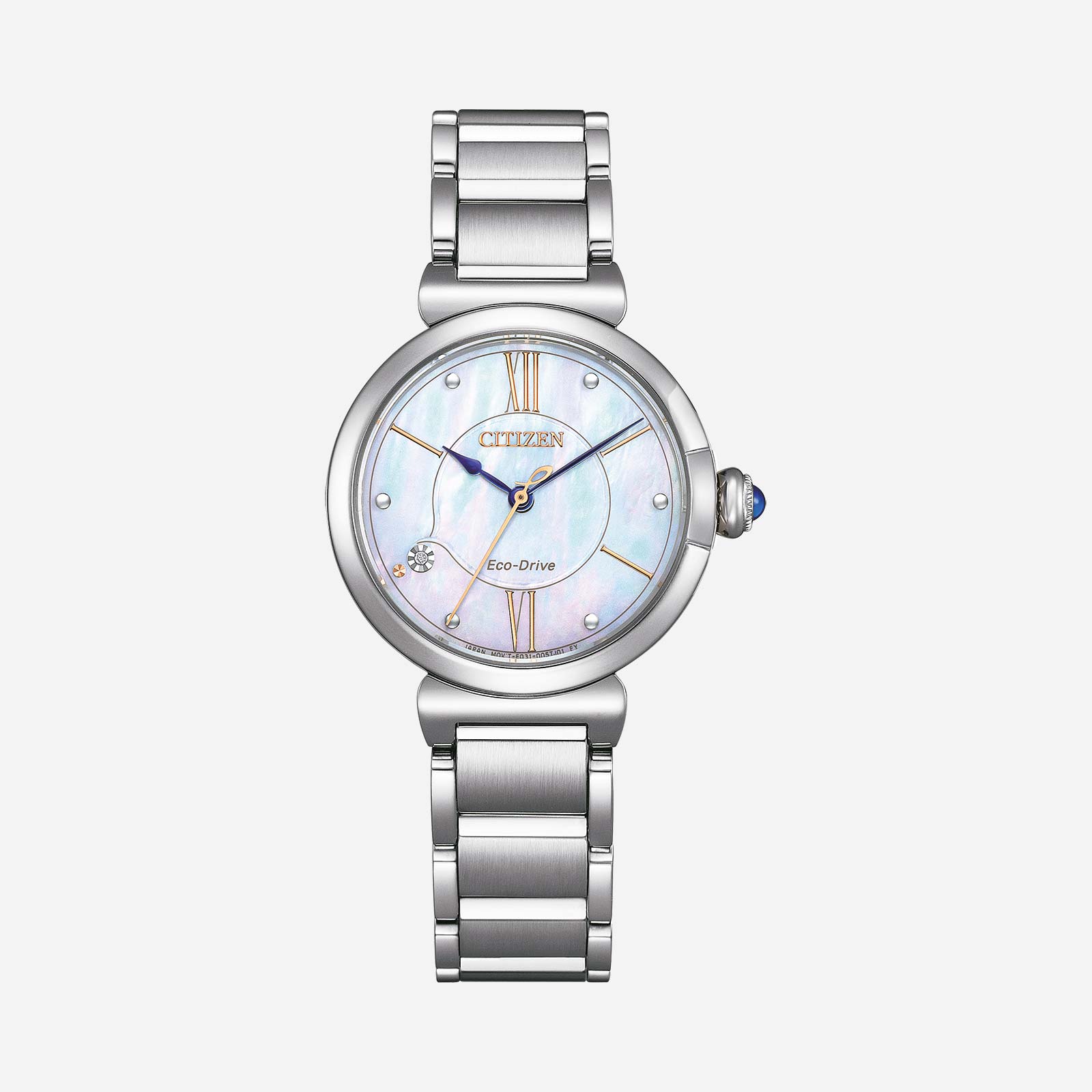 Citizen Elegant Eco-Drive - stål/pärlemor EM1070-83L