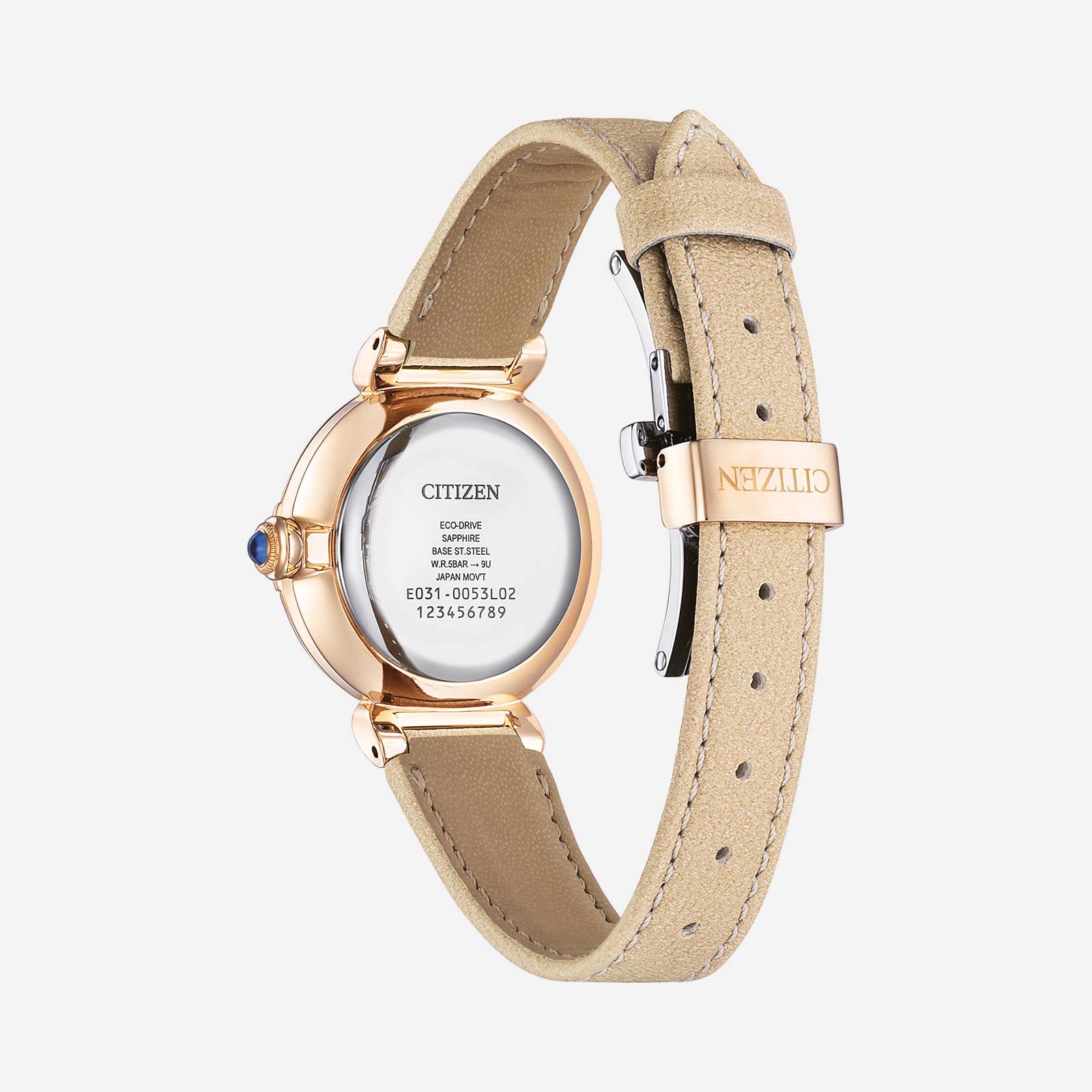 Citizen May bells damklocka, apple leather, pärlemor - EM1073-18D