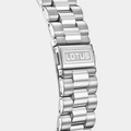 Lotus damklocka - datum, stål/blå, 10ATM, 17mm