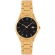 Moretime herrklocka - metallband, guld/svart, 39 mm