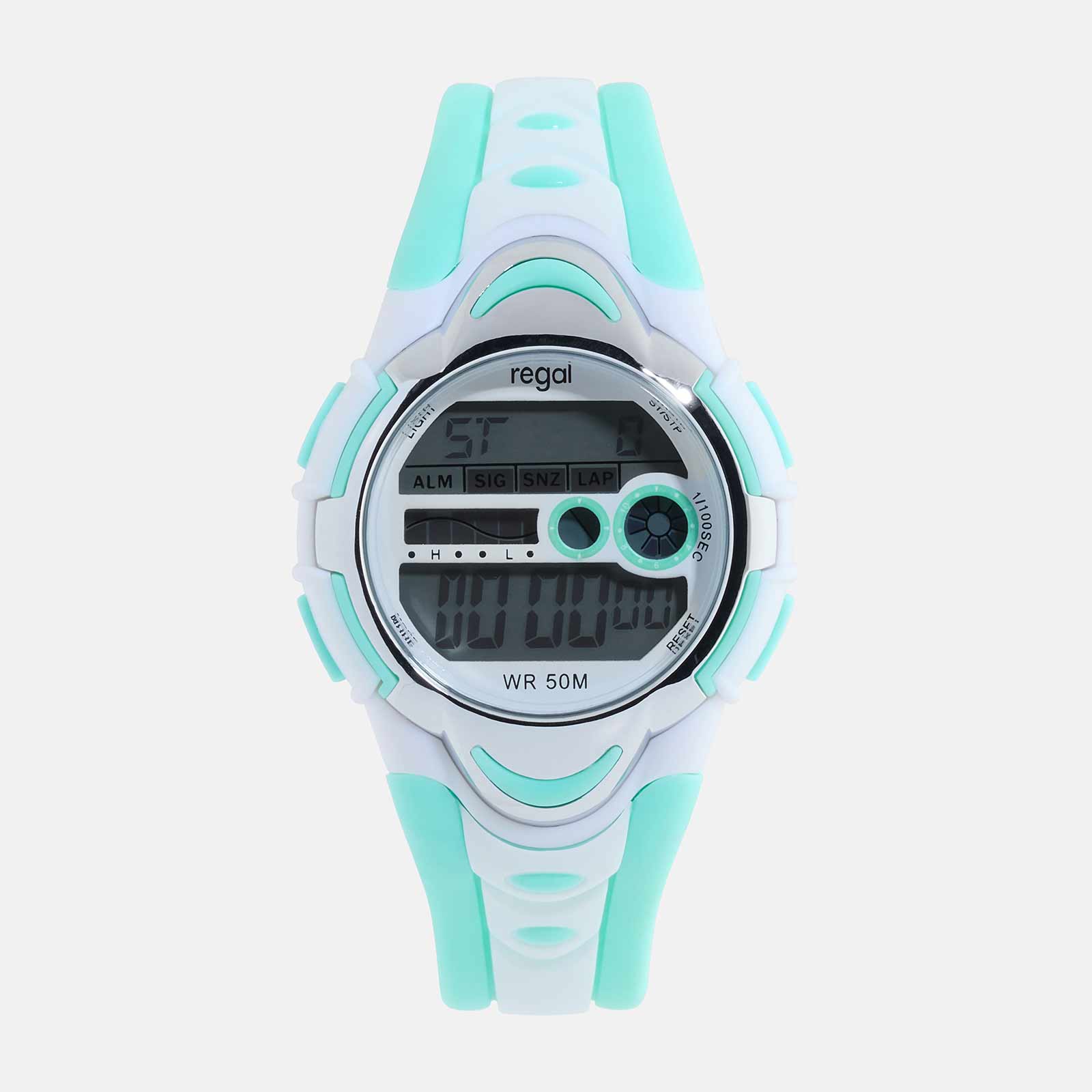 Regal Kids barnklocka - digital, turkos, 33 mm