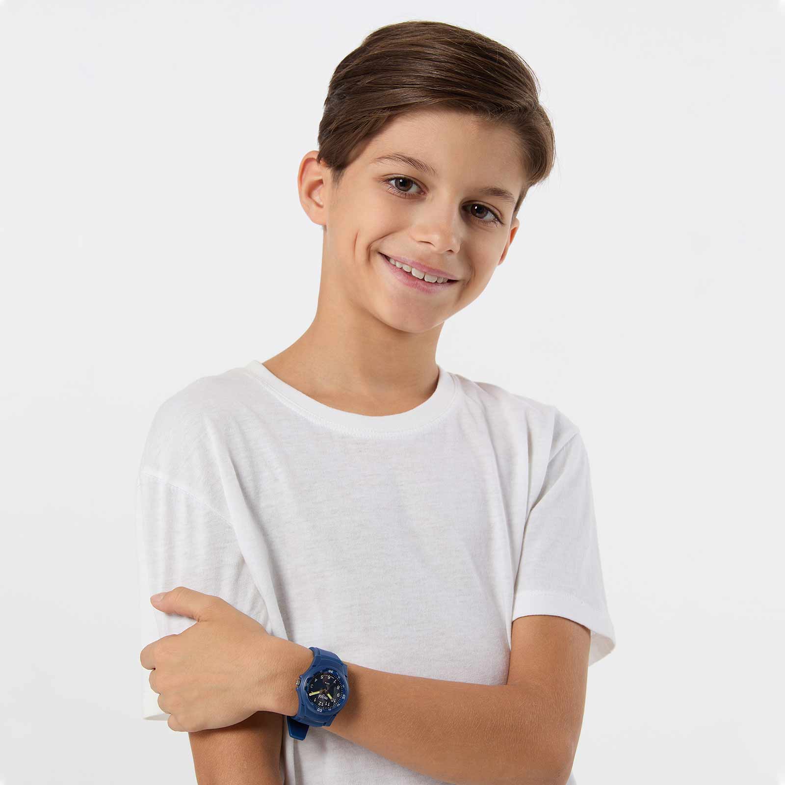 Regal Kids barnklocka - mörkblå plast, 35 mm