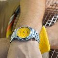 Citizen Tsuyosa automatisk herr - stål/gul NJ0150-81Z