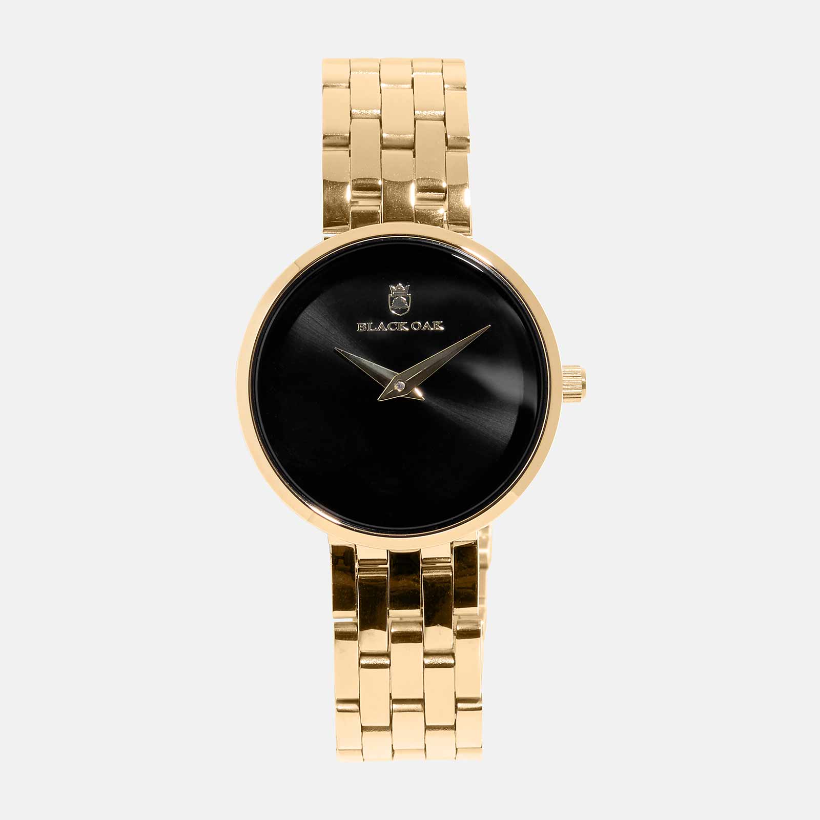 Black Oak Willow damklocka - guld/svart, 30mm