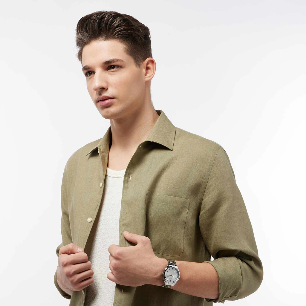 Regal herrklocka - silverton, metallband, 41mm