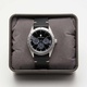 Black Oak Lamardii herrklocka - silver/svart, 40mm