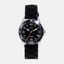 Regal barnklocka - svart/svart gummiband, 32mm