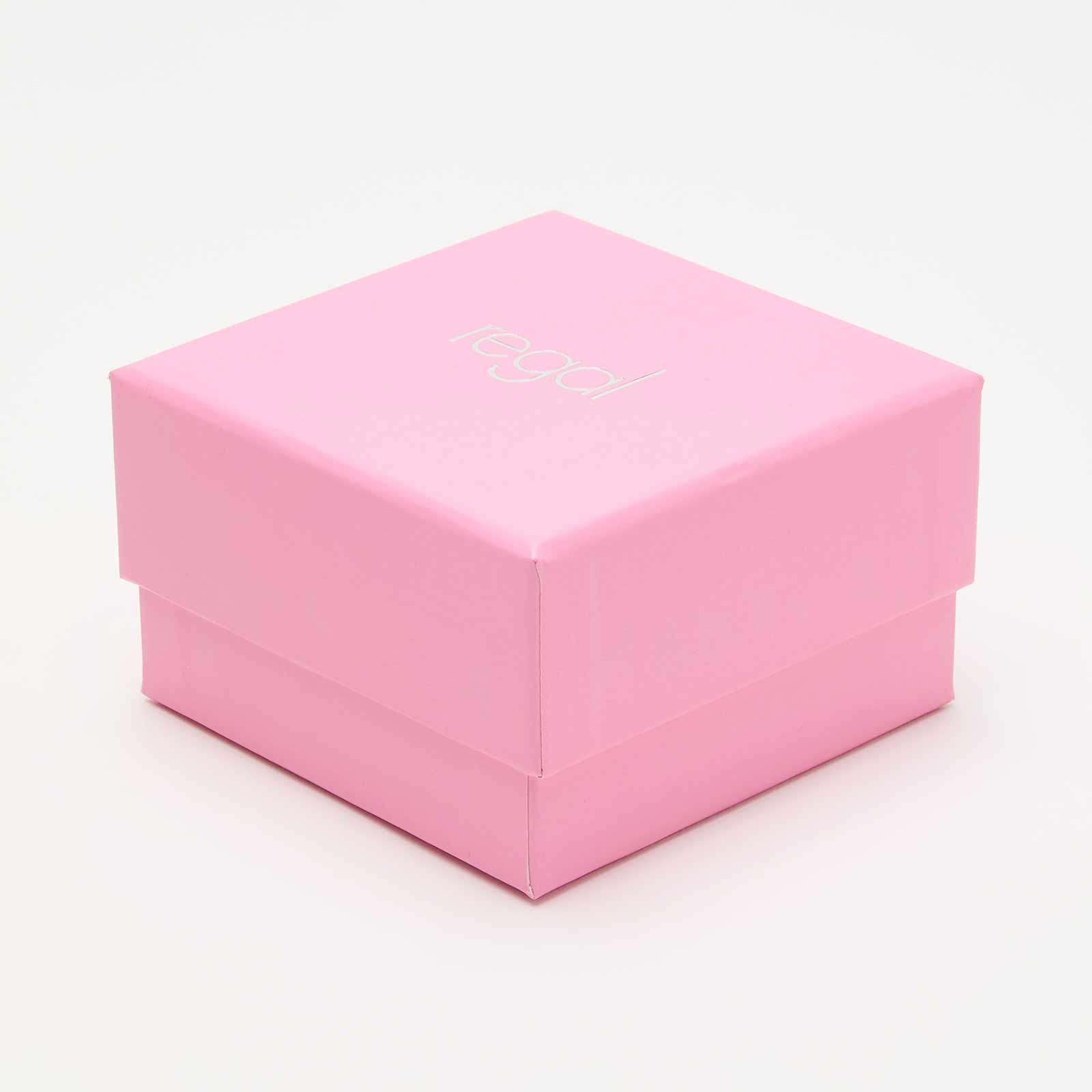 Regal klockset dam - metallband, bicolor/vit, 34mm