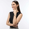 Regal damklocka - metallband guld, 32 mm