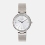 Regal damklocka - metallband silver, 32 mm
