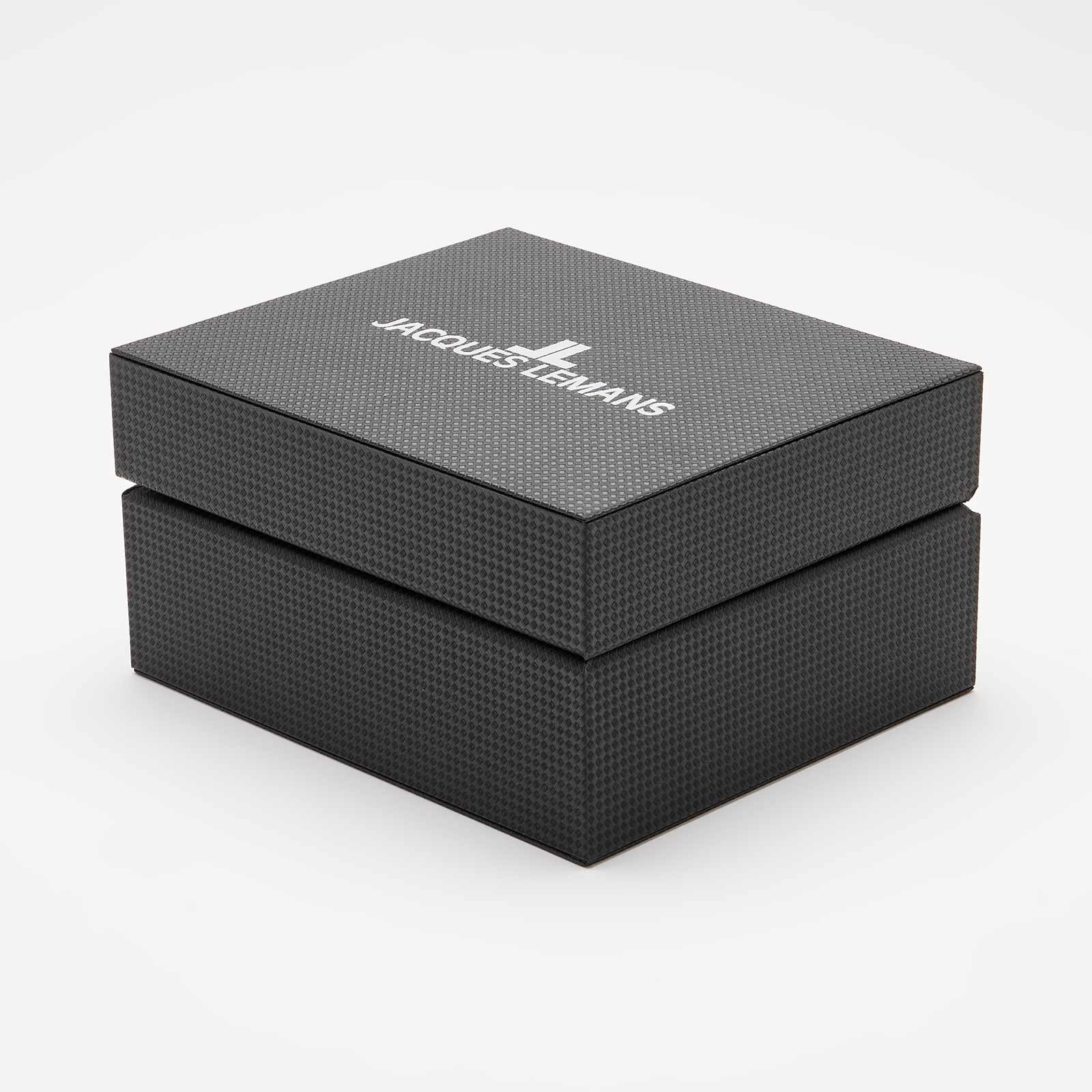 Jacques Lemans Liverpool - klockset herr, bicolor/svart, 41 mm