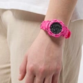 Q&Q digital barnklocka - rosa plast, 38 mm