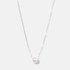 Halsband i äkta silver - Integrerad Zirkonia, 40+5cm