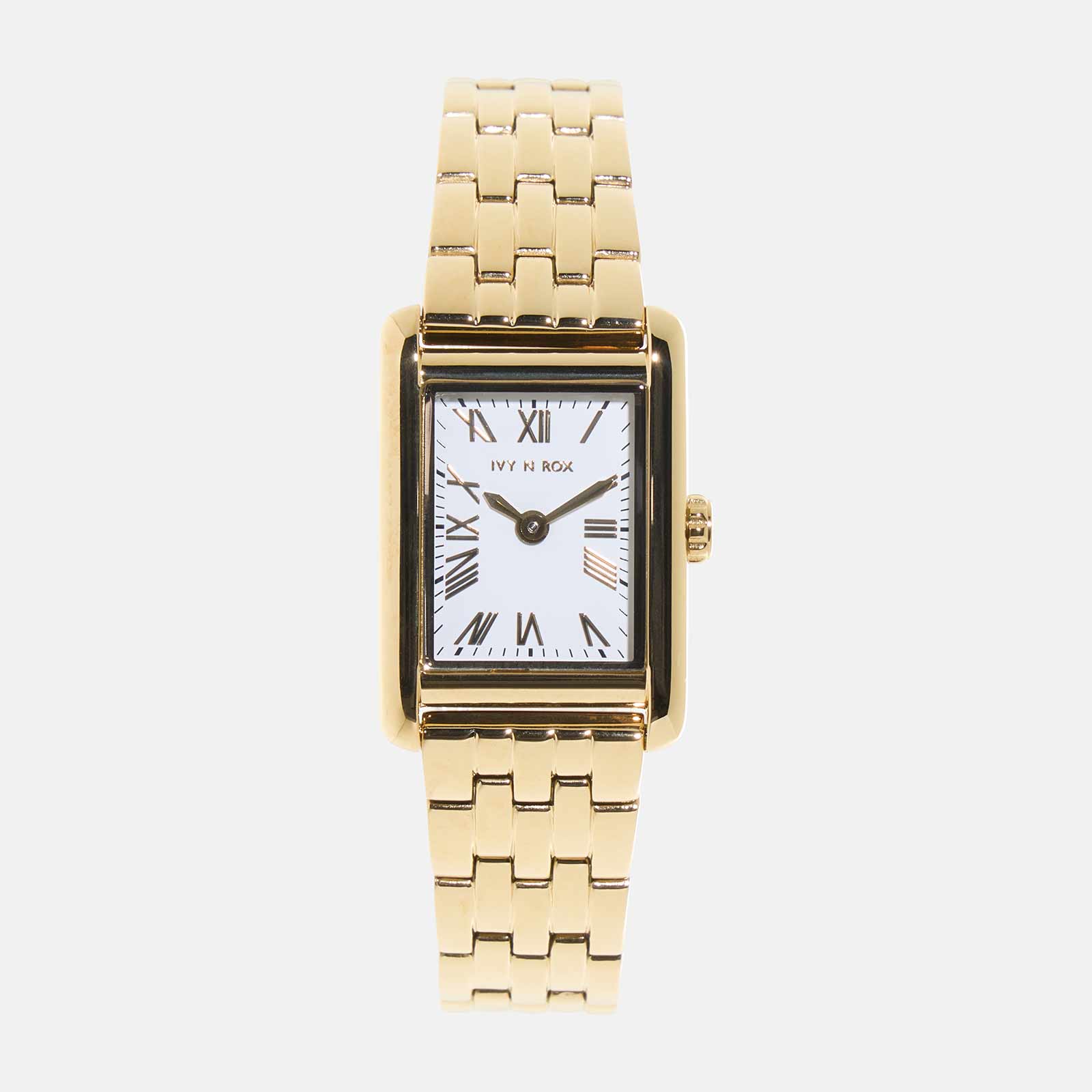 Ivy N Rox Euphoria - rektangulär, guld/vit