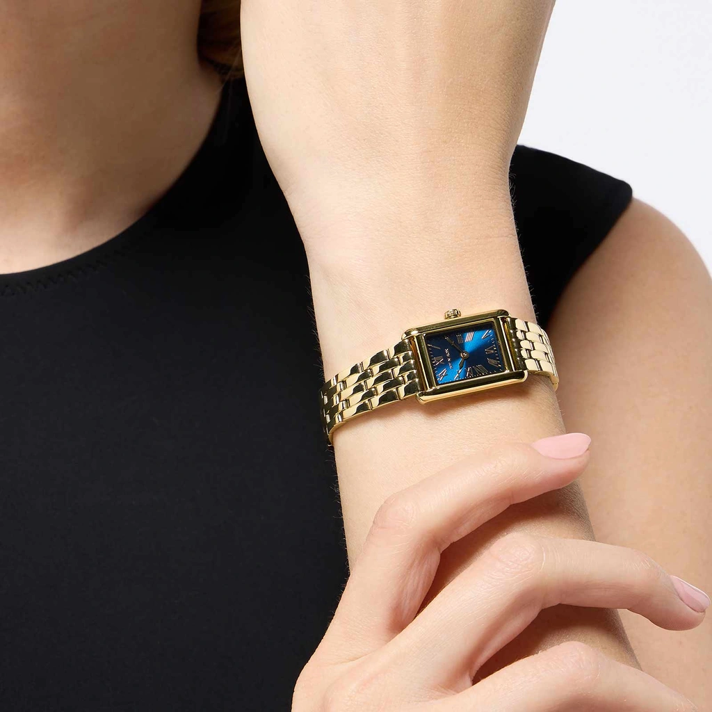 Ivy N Rox Euphoria - rektangulär, guld/blå