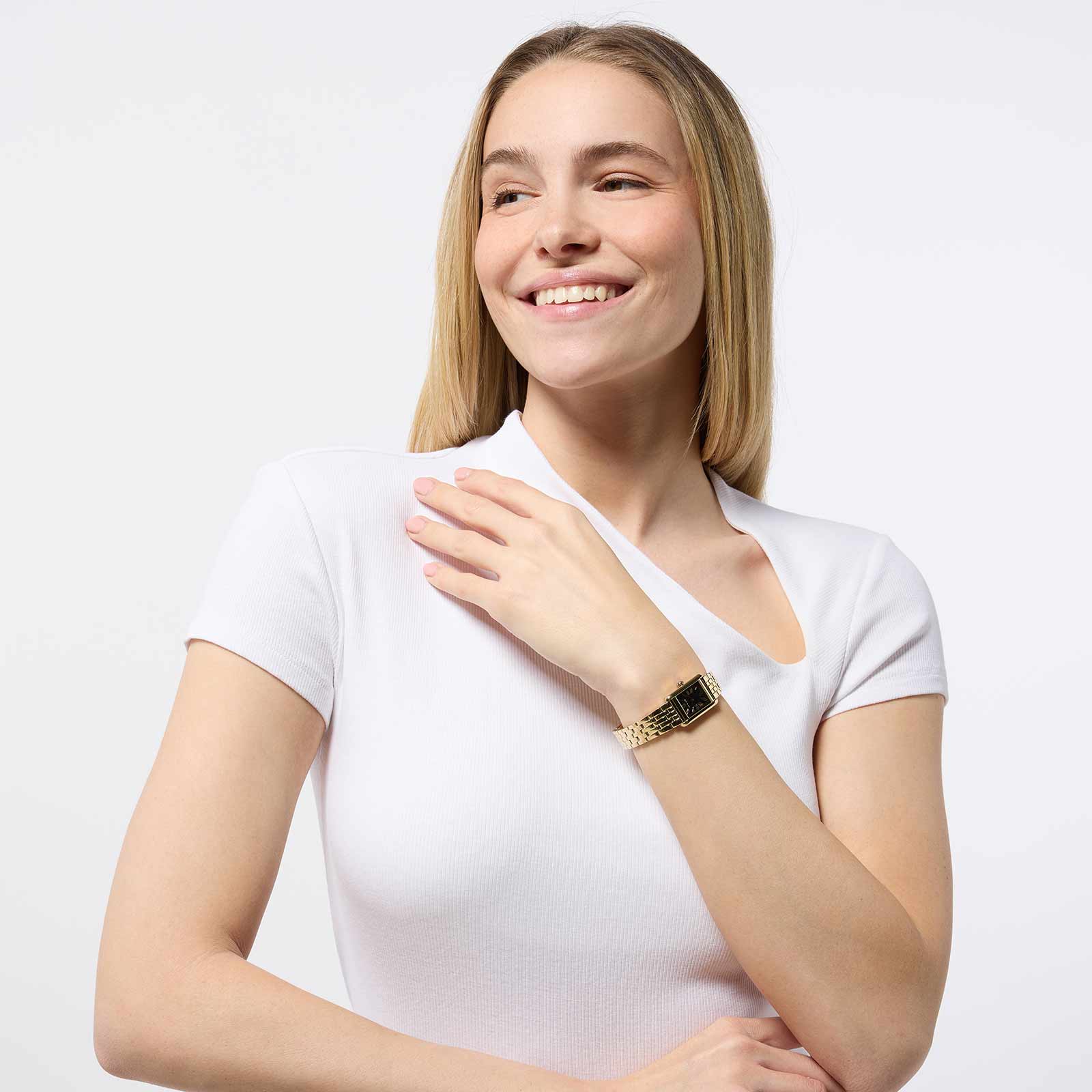 Ivy N Rox Euphoria - rektangulär, guld/svart