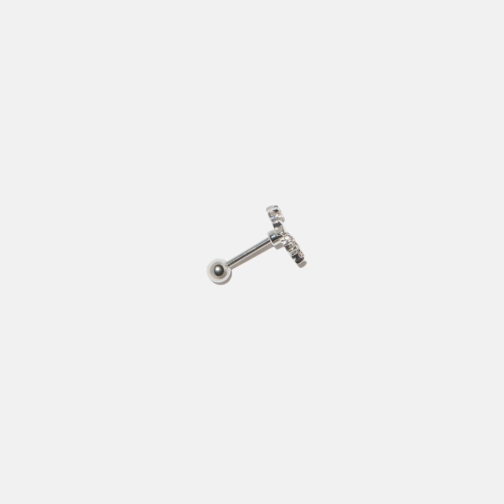 Ear Piercing - stud med tre stjärnor