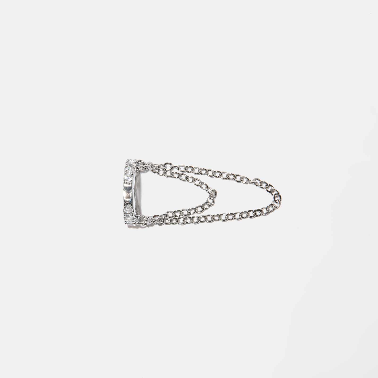 Ear Piercing - huggie med kedjor