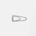 Ear Piercing - huggie med kedjor