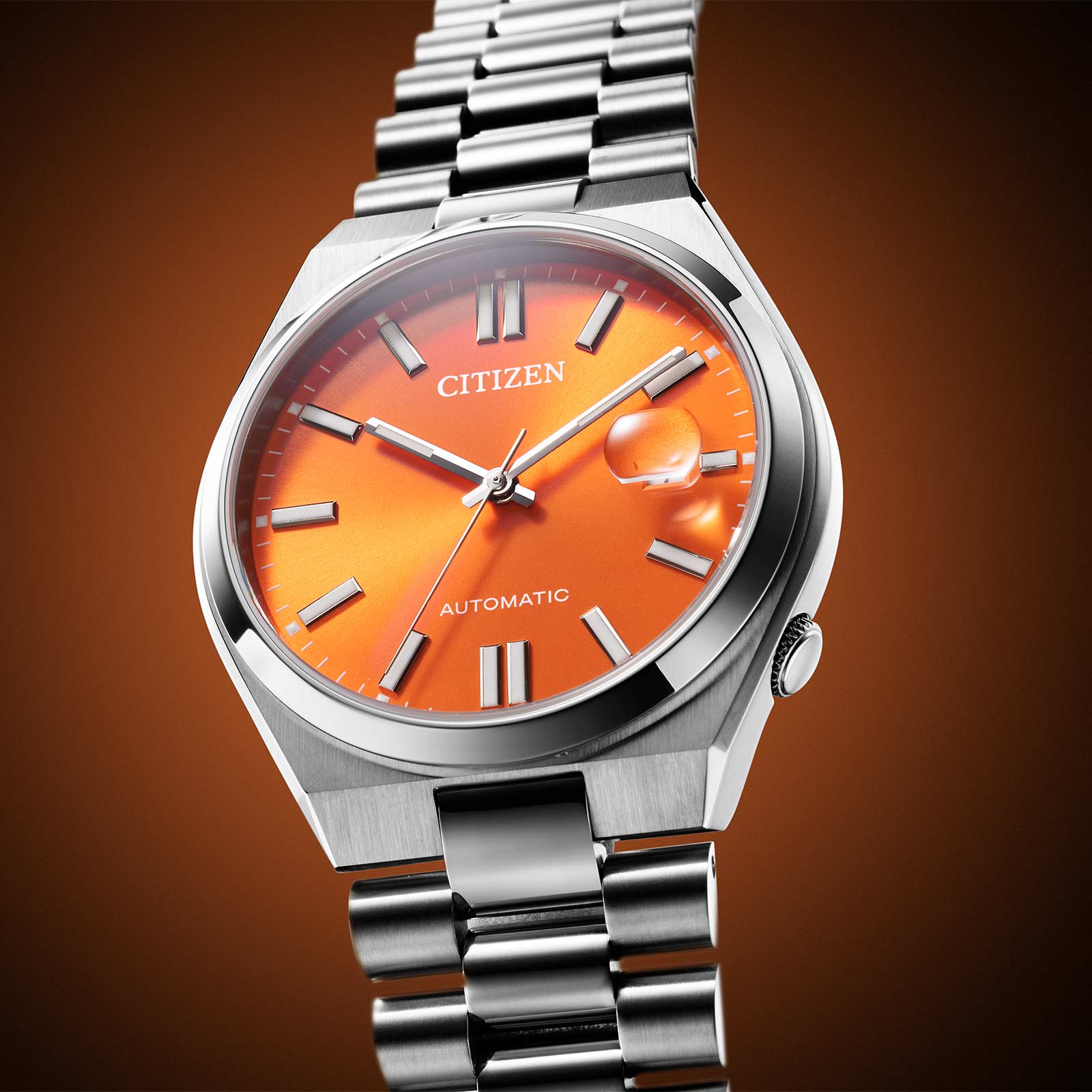 Citizen Tsuyosa automatisk herr - orange NJ0151-88Z