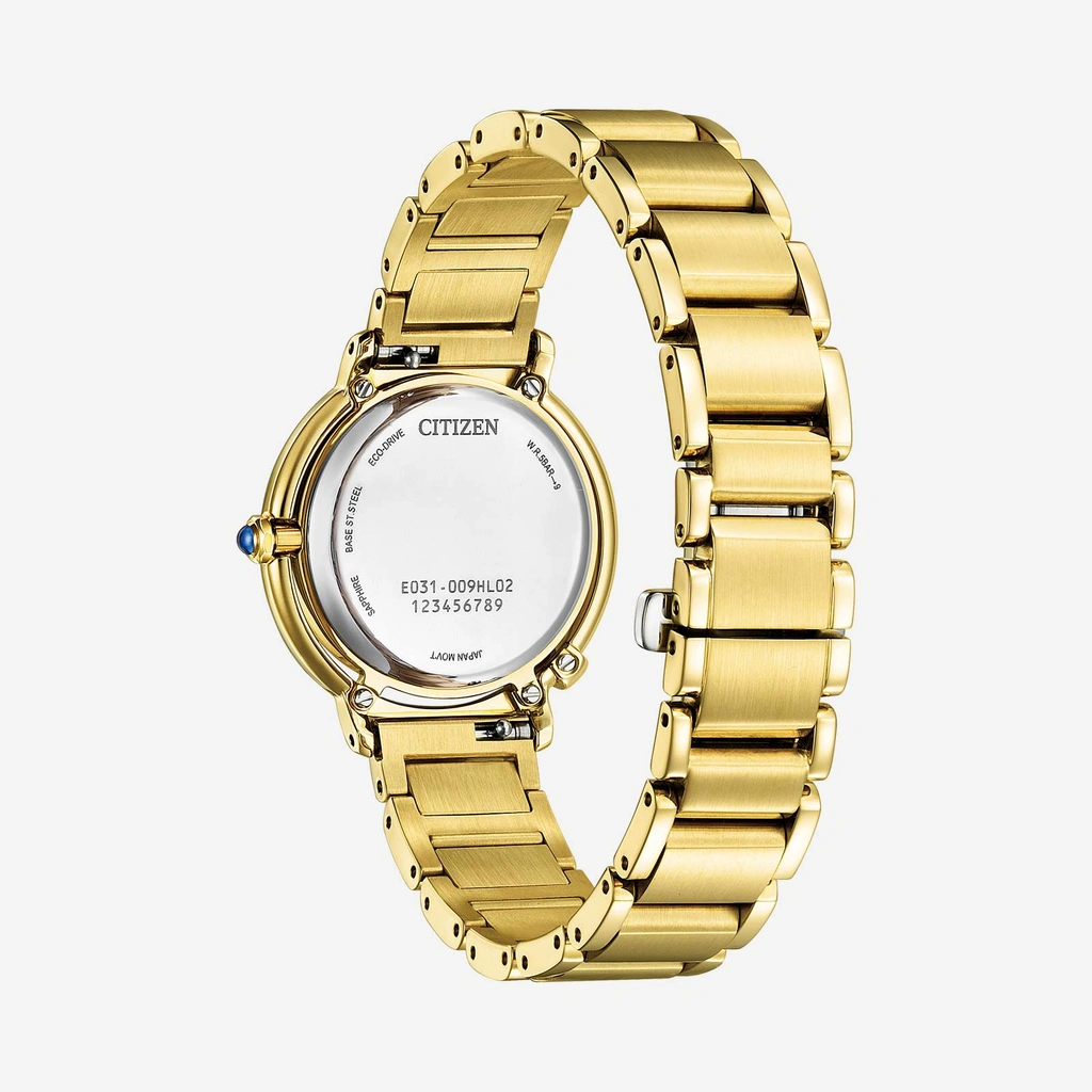 Citizen L Arcly Eco-Drive damklocka guld/vit - EM1092-64D