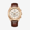 Citizen Eco-Drive Chrono, guld/brun - CA4593-15A