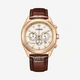 Citizen Eco-Drive Chrono, guld/brun - CA4593-15A