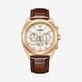Citizen Eco-Drive Chrono, guld/brun - CA4593-15A