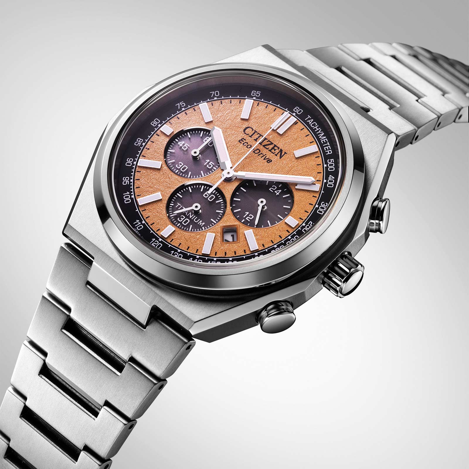 Citizen Eco Drive Super Titanium orange - CA4610-85Z