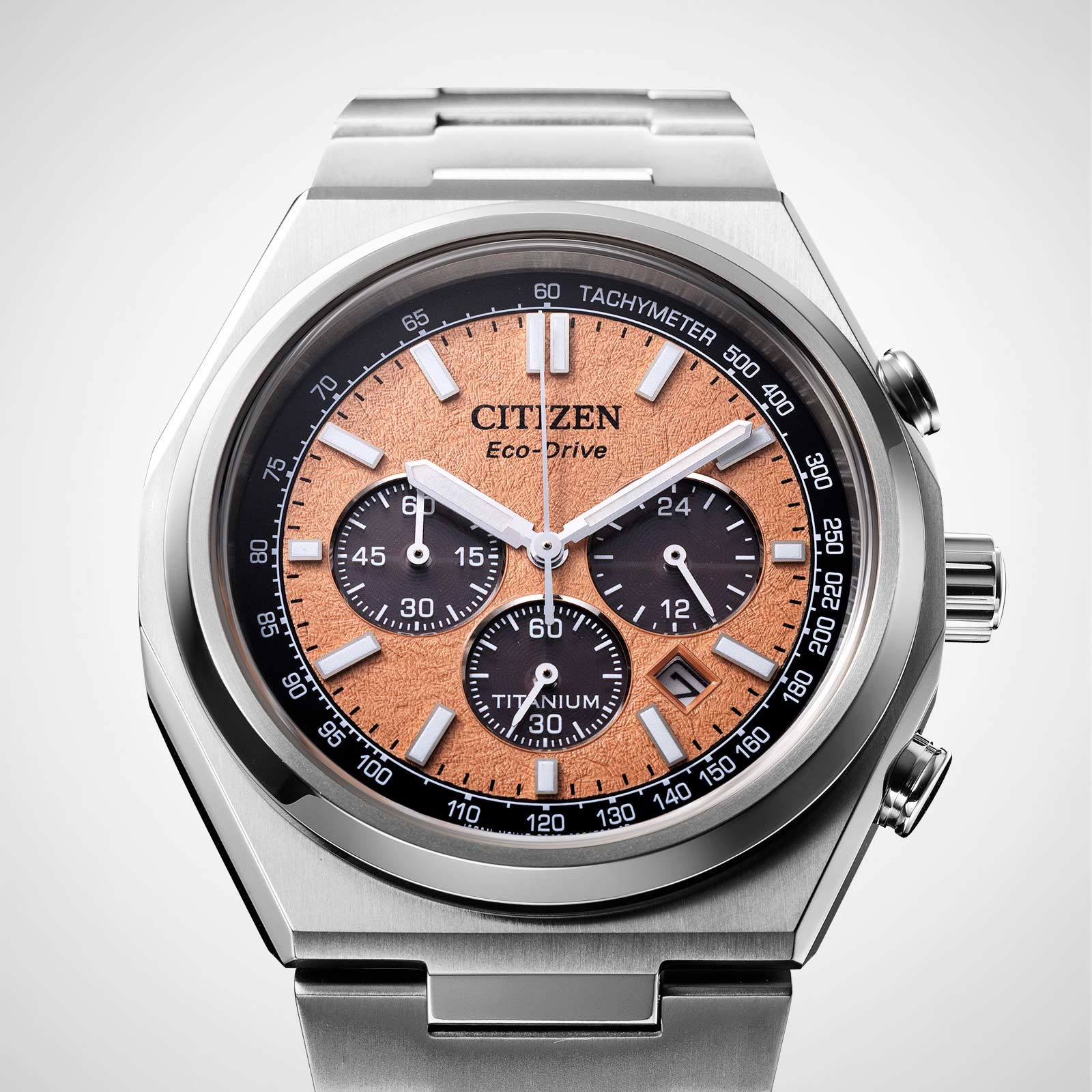 Citizen Eco Drive Super Titanium orange - CA4610-85Z