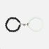 Svart & vitt armband dam - kulor