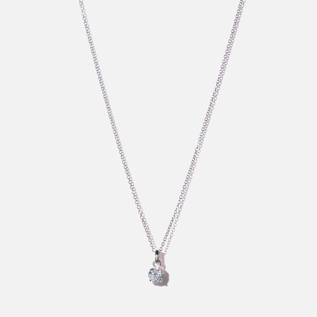 Halsband äkta silver - hänge Kubisk Zirkonia