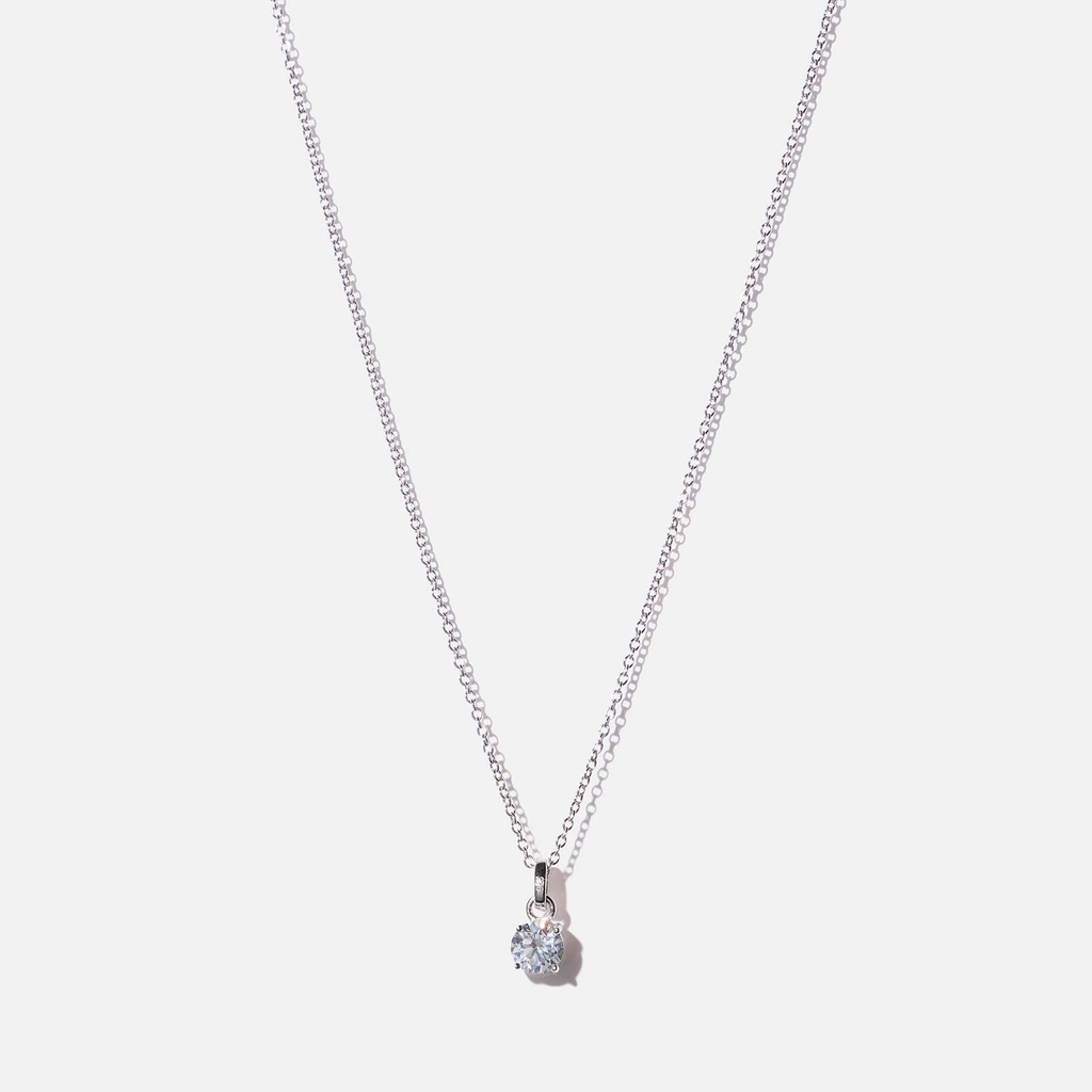 Halsband äkta silver - hänge Kubisk Zirkonia