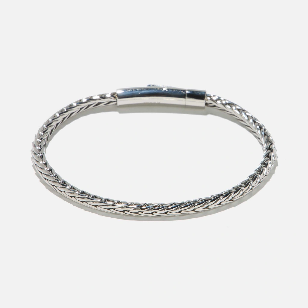 Stålarband herr -  3,5mm bred rund länk, 21cm