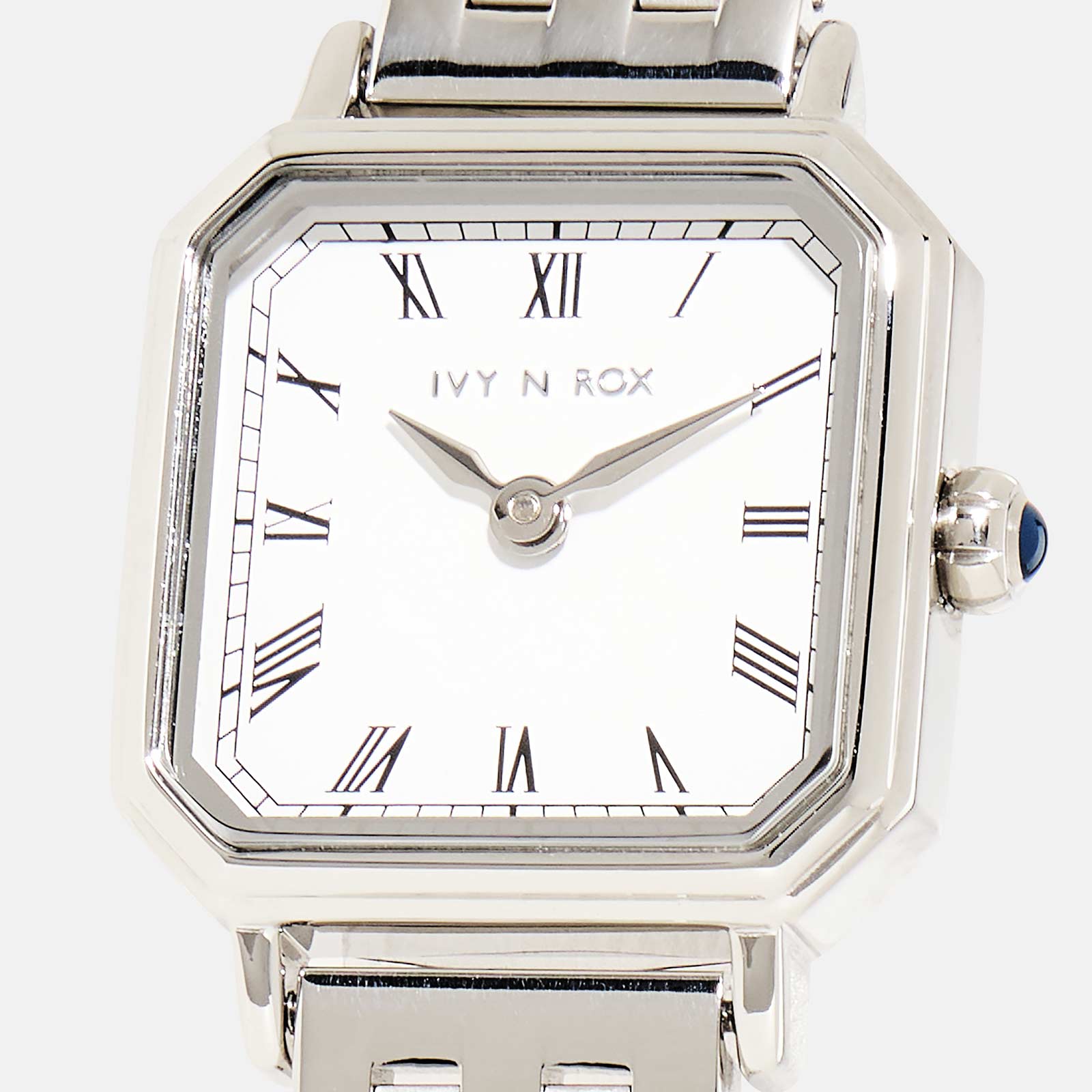 Ivy n Rox Felicity damklocka - silver/vit, 22mm