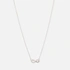 Halsband äkta silver - hänge Infinitysymbol