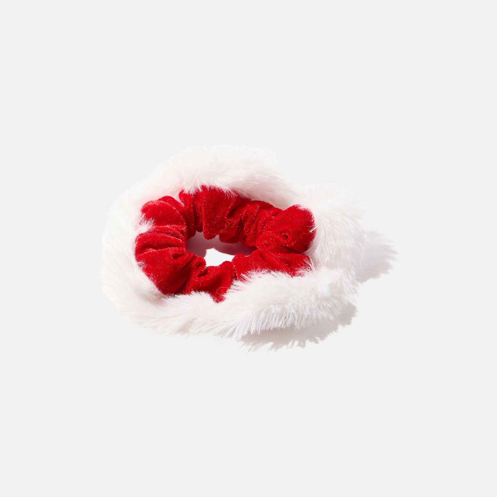 Scrunchie i julfärger