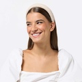 Vadderat diadem offwhite Tweed