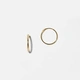 Örhängen 18k guld - hoops, 14x1mm